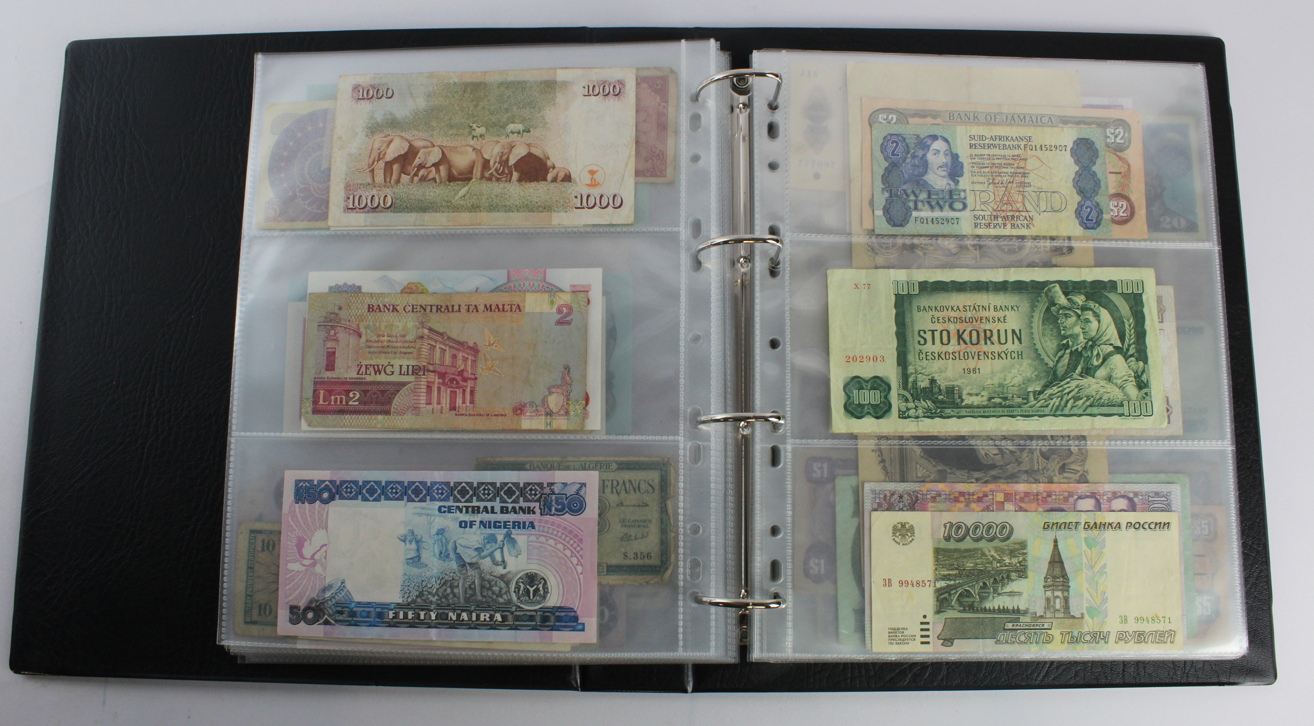 World (133), an album of mixed world notes in slipcase to include Mafeking Seige note, Mauritius 1 - Image 26 of 41