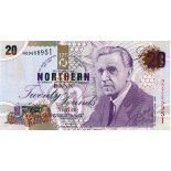 Northern Ireland, Northern Bank Limited 20 Pounds dated 1st September 1999, signed Don Price,