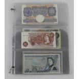 Bank of England (21), a collection of Uncirculated notes, Peppiatt 1 Pound WW2 Blue issue, Fforde 10
