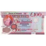 Northern Ireland, Bank of Ireland 100 Pounds dated 1st March 2005, signed David McGowan, serial