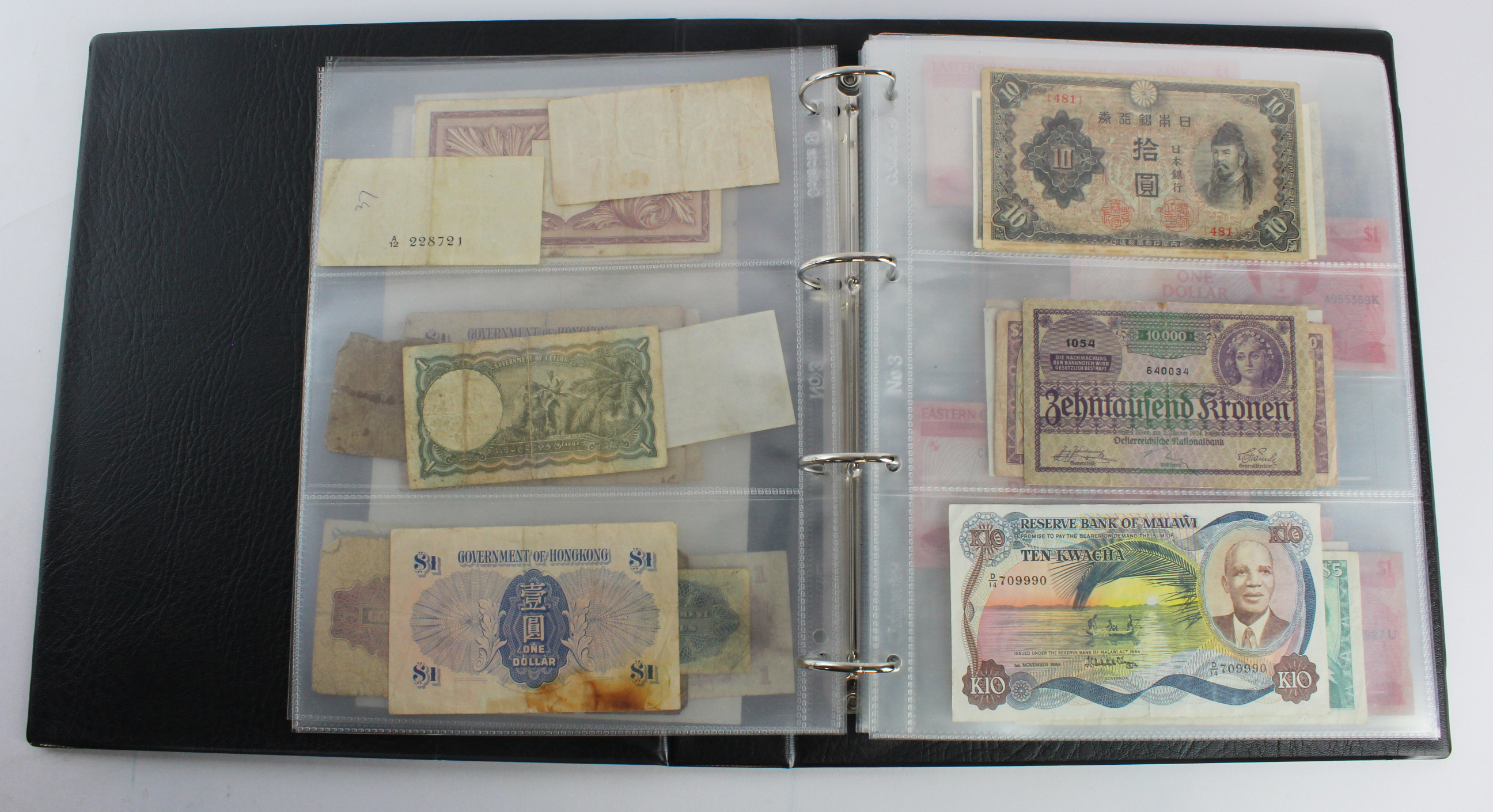 World (133), an album of mixed world notes in slipcase to include Mafeking Seige note, Mauritius 1 - Image 7 of 41