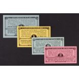 Austria (4), 5 Kronen, 1 Krone, 10 Heller & 2 Heller, Mistelbach WW1 refugee notes for use in