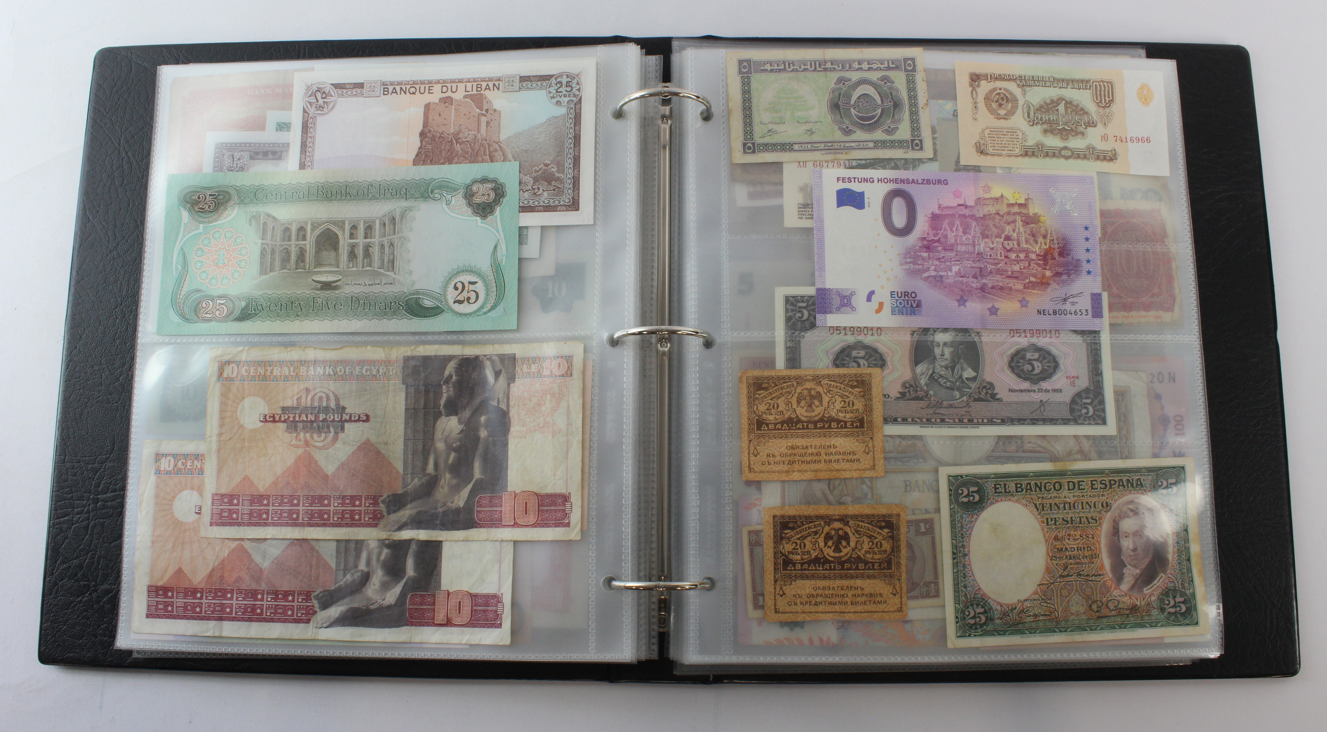 World (164), an album of mixed world notes to include a group of King George VI from East Africa, - Image 15 of 39