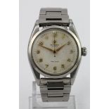 Gents stainless steel cased Rolex Precision. Ref 6422. Case diameter approx. 34mm, working when