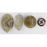 German Day badges selection and an NSDAP Party badge.