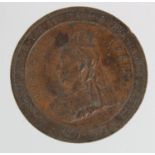 British Commemorative Medal, bronze d.38mm: Queen Victoria Diamond Jubilee 1897, 'Far Famed