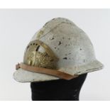 French WW2 fireman’s helmet all complete with liner and chin strap.