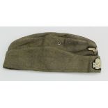 German Waffen SS Sidecap, service wear.