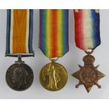 1915 Star Trio (M.11203 S G Kingsman CK.MTE.RN). Born Islington, London. Invalided 18/10/1916,