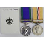 CSM QE2 with Northern Ireland clasp (W1042196 Pte L J Owens RLC), with Iraq Medal + clasp 19 Mar