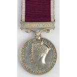 Regular Army GVI LSGC Medal named (4000088 W.O.CL.2. S S Warriner RAPC).