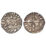 Edward III silver Penny of London, Third or 'Florin' Coinage, Class 1, S.1543, 1.28g, nVF, some