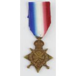 1915 casualty star to 20365 Pte Ben Arthur Baynes 1st bn Essex Regiment K in A 12-10-1916