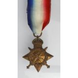 1914 Star to 50380 Dvr T F Harms RFA, served with 18/Bde. (1)