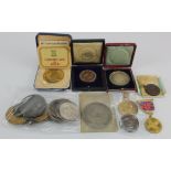 GB & World Commemorative Medals (20) 19th-20thC assortment including silver.