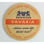 WW2 German Beer Mat “Reserved for SS Soldiers".