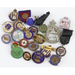 Mixed lot of badges & medals - various (22 items in all)