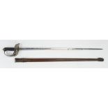 Sword scarce Victorian 1895 pattern Infantry Officers with VR cypher to the hilt and blade in its