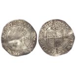 Elizabeth I hammered silver Sixpence 1602 mm. 2 (last year of her reign), S.2585, 2.76g, scuffed F/