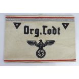 German Org.Todt Officlas armband.
