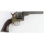 American Moore's Patent Firearms Co. Single Action Belt Revolver: Manufactured 1861-1863, open-