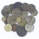 Tokens & Jetons (20) medieval to 19thC assortment, mixed grade.