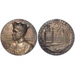 British Commemorative Medal, silver d.34.5mm: Investiture of Edward, Prince of Wales 1911 (future