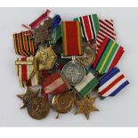 Job lot of mixed British and Foreign Medals, originals and copies (14) Sold as seen