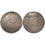 Austria, Rudolf II silver Thaler 1607, KM# 81, 27.74g, toned nVF trace ex-mount.