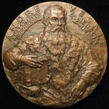 Belgian / French Commemorative Medal, bronze d.80mm: Andre Vesale, Anatomiste & Medecin (medal) by