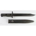 Vietnam War Era Australian S.L.R Bayonet. Marked 2 Sabre Sqn Australian S.A.S.