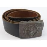 German Hitler youth belt and buckle maker marked.