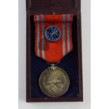 Japanese WW2 Red Cross medal in its original case.