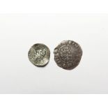 Edward I & II silver (2): Class 11b Penny of Durham, 1.18g lightly chipped Fine, and Ed I