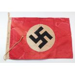 WW2 German 3rd reich NASDAP Flag marked Kassel 1943.