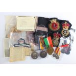 Mercantile Marine Medal and BWM to (Andrew A. Borland) plus minatures. Pair of minature Boer War