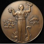 French Commemorative Medal, bronze d.68mm: Centenary of the Society of Civil Engineers of France