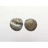 Edward I & Henry III silver Pennies (2) of Canterbury: Class 9b, 1.45g, light crease nVF, and HIII