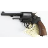 Revolver, a US Smith & Wesson "Victory Model" .38 Calibre, Military & Police Revolver. Plain 2 piece