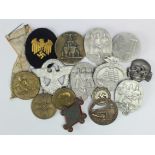 German WW2 badges including day rally badges hat badges etc.