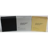 GB Silver Proof Two Pounds 2020 (3) "James Bond", Pay attention 007" & "Shaken not Stirred". FDC