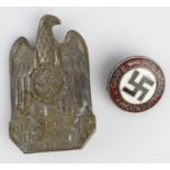 German NSDAP badges, 2x types.