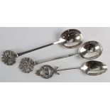 Regimental silver spoons (3) comprising 2x 96th Berar Infantry (Indian Army) and 1 for the 20th (The