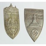 German 3rd Reich Veterans Day Tinnie Badges. (2)