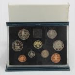 Royal Mint: 1992 United Kingdom Proof Coin Collection, standard blue edition including EU Presidency