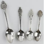 Regimental silver spoons (4) comprising Middlesex Regt., 7th Battn. The Duke of Cambridge's Own