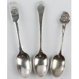 Regimental silver spoons (3) comprising 28th County of London Battn. (Artists Rifles) (2) and