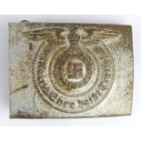German SS belt buckle maker marked and dated 1942.
