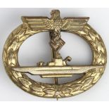 German U Boat Kriegsmarine badge, Schwerin Berlin.