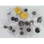 Ancient & Hammered Coins (19) assortment from Ancient Greek to English Hammered. Note the Athens